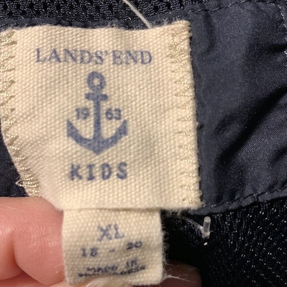 LANDS’‎ END wind breaker Jacket size XL(18-20) - Picture 3 of 13